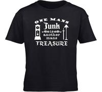 One Mans Junk is Another Mans Treasure Kids Children's Short Sleeve t-Shirt Black M