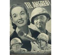 One Minute To Zero Robert Mitchum Ann Blyth 1952 Vintage Danish Movie Program