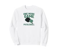 One More Game Pickleball Paddle & Ball Sport Design Felpa