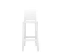 One More Please Sgabello H75 Bianco Brillante