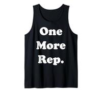 One More Rep Fitness Motivation Quote Funny Saying Canotta