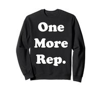 One More Rep Fitness Motivation Quote Funny Saying Felpa