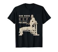 One More Rep For Jesus Bench Press Maglietta Maglietta