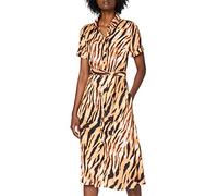 #ONE MORE STORY - Maxi Vestito da Donna con Stampa Tigre Nero Multicolore. 42