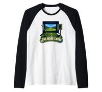 One More Swing Golf Indoor Simulatore Allenamento Maglia con Maniche Raglan