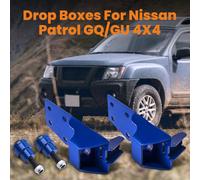 One pair Drop Boxes + 2 Bolts 3"- 5" Suspension Lift Set for Nissan Patrol GQ/GU