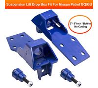 One pair Drop Boxes + 2 Bolts 75mm-125mm 3"- 5" Suspension Lift Tool for Nissan