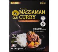 ONE Pasta di Curry Massaman Autentica Thailandese, 200 g | Senza glutine, senza conservanti, senza MSG - pronta in 5 minuti, 2 porzioni ricche e cremose