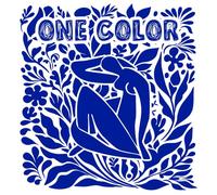 One Pen, One Color: Abstract Adult Coloring Book, Single Color, Stress Free, Monochrome Coloring, Blue, Anxiety Reducer, Ink Tracing, Single Pen, Scribble Books, Minimalist