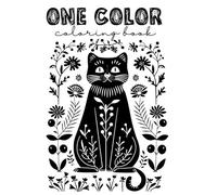 One Pen, One Color III: Adult Coloring Book, Single Color, Stress Free, Black & White, Cottagecore, Ink Tracing, Black Cat Coloring, Country Coloring, ... Relief and Relaxation, Coloring Book for Men