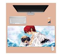 One piece 900x400mm Tappetino Mouse Gaming 900x 400mm XXL per Mouse e PC, 3mm Mouse Pad Antiscivolo Fondo in Gomma con Bordi Cuciti, O