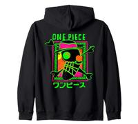 One Piece Abstract Logo Felpa con Cappuccio