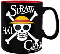 One Piece: ABYstyle - Luffy & Skull (Mug Heat Change 460 Ml / Tazza Termosensibi