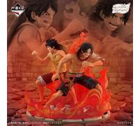 One Piece Dramatic Memories Ace & Luffy Ichibansho figure 15cm