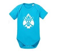 One Piece Ace Skull Fire Tute e Tutine, Bimbo Baby Star, Größe2:74;Baby:Türkis