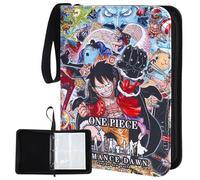 One Piece Album per Carte da Collezione,Raccoglitore Carte, Porta Carte, Album cartella da Collezione, 50 Pagine e può Contenere 400Carte Album Carte per Regali per Ragazzi e Ragazze
