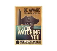 One Piece Art Print Be Aware Edizione Limitata 42 X 30 Cm Fanattik