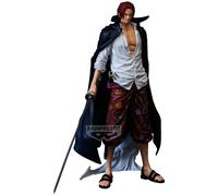 ONE PIECE BANPRE KUJI PREMIUM SHANKS FIGURE 30 cm PENNELLO ANIME COLORE METAL...