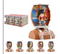 One Piece Barrel Capsule Mini Figures 9 cm Blind Box Display (6)