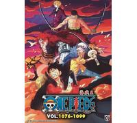 One Piece Box 36 serie completa (1076-1099) DVD anime [Dub inglese]