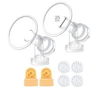 One-Piece Breastshield w/Valve and Membrane for Medela Breast Pumps (2 set)
