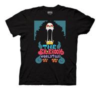 One Piece - Brook World Tour Maglietta Da Uomo - Nera - Ufficialmente Licenziata