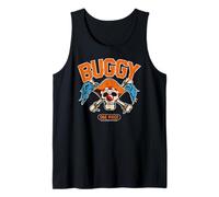 One Piece Buggy Pirates Clown Skull Crossbones Emblema Anime Canotta