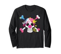 One Piece Buggy Pirates Graffiti Logo Maglia a Manica