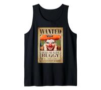 One Piece Buggy The Clown Pirate Wanted Poster Canotta