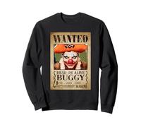 One Piece Buggy The Clown Pirate Wanted Poster Felpa