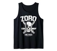 One Piece Cappello di paglia Pirate Hunter Roronoa Zoro Anime Canotta