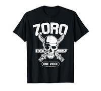 One Piece Cappello di paglia Pirate Hunter Roronoa Zoro Anime Maglietta