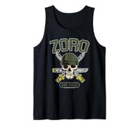 One Piece Cappello di paglia Pirate Hunter Roronoa Zoro Logo Anime Canotta