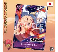 ONE PIECE CARD GAME - Monkey D. Luffy P-041 - Emotion Exibition. - Promo Card JA