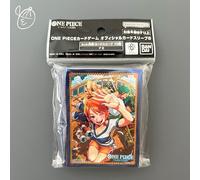 ONE PIECE Card Game Official Card Sleeve 8 Nami 70 pezzi. Sigillato in fabbrica