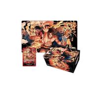 One Piece Card Game Special Goods Set Ace/Sabo/Luffy Playmat+Promo+Box English