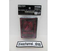 One Piece Card Sleeves Black & Pink 70 Sleeves Ver.6 BANDAI Official Japanese