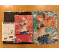 One Piece Championship 2022 Nami PlayMat & Storage Deck Box NO CARD Nuovo