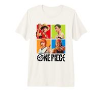One Piece Character Squares Map Maglietta Premium
