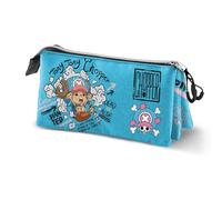 One Piece Chopper-Astuccio Triplo, Blu 23 x 11 cm