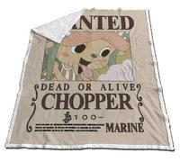 One Piece Chopper "Dead or Alive" Sherpa Blanket 130x170 cm