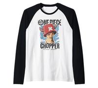 One Piece Chopper Portrait Ufficialmente Autorizzato Maglia con Maniche Raglan