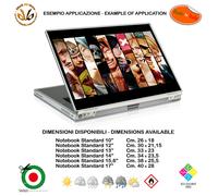 One piece ciurma cartoon adesivo notebook tablet sticker comics print pvc 1 pz.