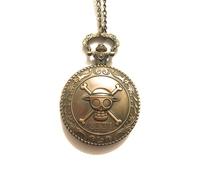 One Piece Collana Orologio Teschio Cappello Monkey D. Rufy Rubber Zoro Luffy