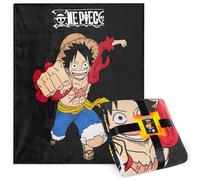 One Piece Coperta Pile - Plaid Divano 150x130cm - Coperta Letto Singolo Coperte Calde e Morbide - Anime Gadget Regalo per Ragazzi