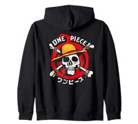 One Piece Devil Fruit Skull Felpa con Cappuccio