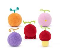 ONE PIECE DEVIL FRUITS ASST. SET (5) Peluches BARRADO