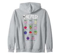 One Piece Devil Fruits Felpa con Cappuccio