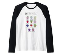 One Piece Devil Fruits Maglia con Maniche Raglan