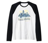 One Piece Drum Island Postcard Poster Maglia con Maniche Raglan